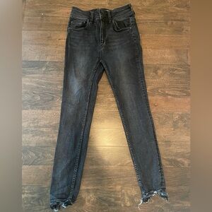 We the Free Black High Rise Skinny Jeans Size 27